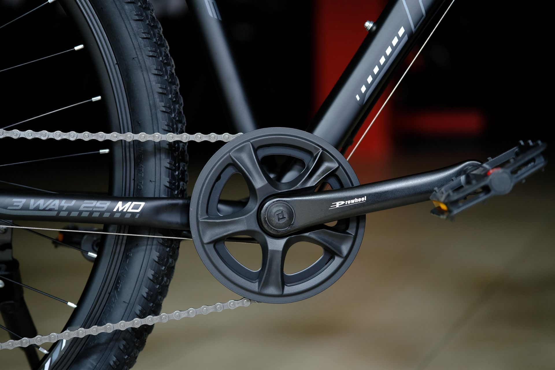 Система (шатун) 
 HOKE 3 Way 29 MD матовый чёрный-белый 19